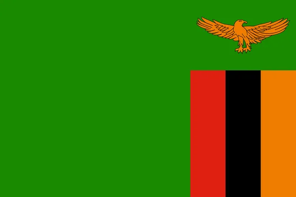 Flaga państwa ZAMBIA
