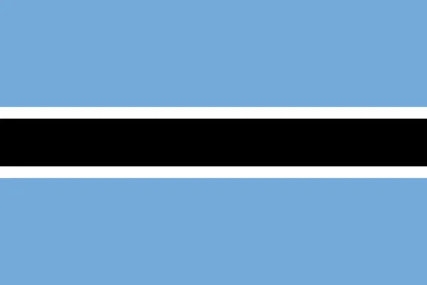 Flaga państwa BOTSWANA