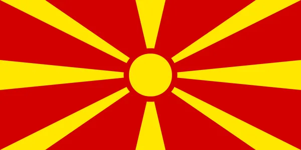 Flaga państwa MACEDONIA